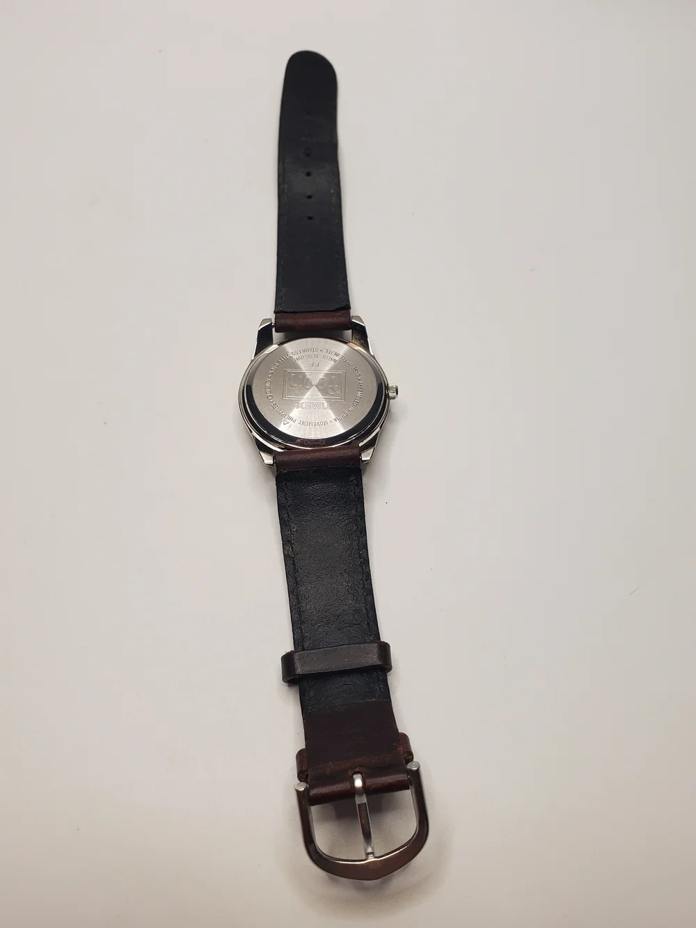 Timex Eeyore Dial Watch with Brown Leather Strap